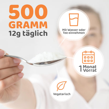 Vita World D(+) Galactose Pulver 500 g – hochreiner Einfachzucker
