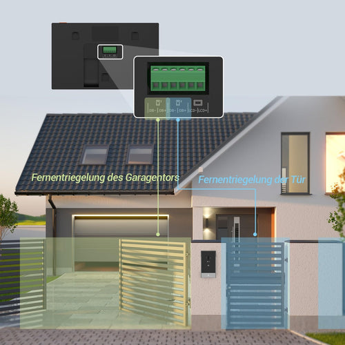 EZVIZ CP7 2K Video Türsprechanlage mit Türöffner & Farb-Touchscreen