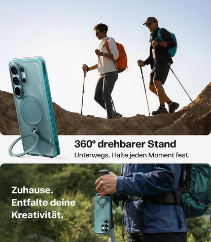 TORRAS Ostand Q3 Air Hülle Samsung Galaxy S26 Ultra, Gletscher Blau
