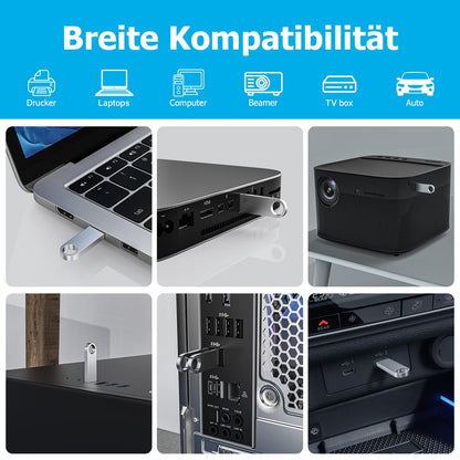 ABLAZE USB Stick 8GB Mini Speicherstick Metall wasserdicht 10 Stück