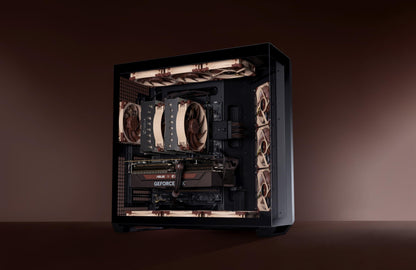 Noctua NF-A12x25 G2 PWM Sx2-PP Doppellüfter-Set - Braun