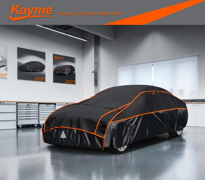 kayme Hagelschutz Vollgarage Limousine 450-475cm schwarz