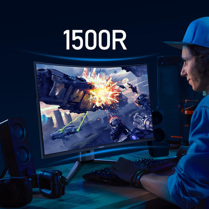 KOORUI Curved Gaming Bildschirm 32" QHD 170Hz VA Panel