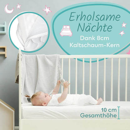Sun Garden Babymatratze 60x120 cm Trittkante für Kinderbett