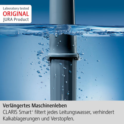 JURA CLARIS Smart+ Filterpatrone für Kaffeevollautomaten, 4er-Pack