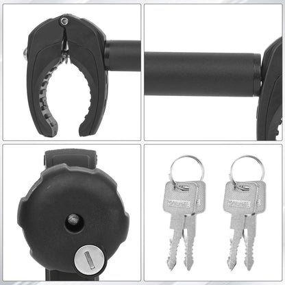Universal Rahmenhalter Fahrradhalterung – 3er-Set, abschliessbar, 25/32/45cm