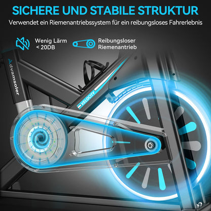 Advamsoler Ergometer Heimtrainer - Magnetischer Widerstand