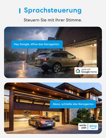 Meross Smart Garagentoröffner MSG100 mit WLAN und Sprachsteuerung