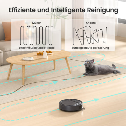 LEFANT M210PG Saugroboter – WLAN, Alexa, Tierhaare, 2200 Pa