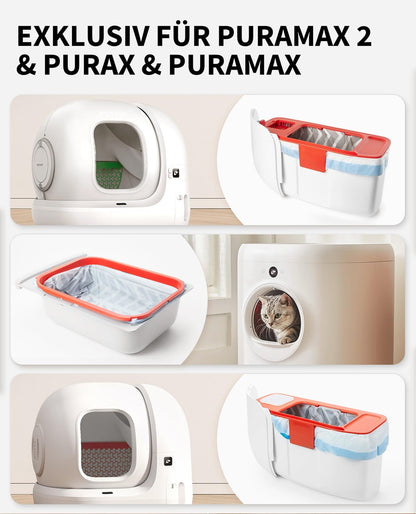 PETKIT Katzentoilettenbeutel für Pura MAX 2 und Pura X, 100 Stück