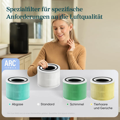 LEVOIT Luftreiniger HEPA – 258m³/h CADR, 54m² Raumgrosse