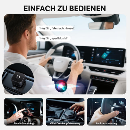 OTTOCAST Mini Pot 2-in-1 Wireless CarPlay & Android Auto Adapter