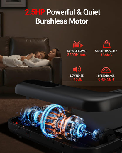 Laufband Schreibtisch mit Steigung – Walking Pad Zuhause