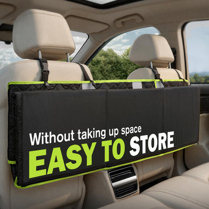 pecute Hundedecke Auto Rückbank - Harte Unterseite 136x60cm