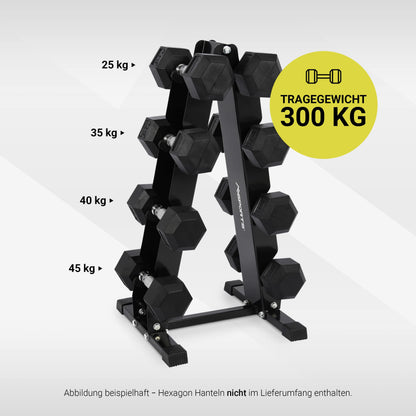 MSPORTS Kurzhantel Rack Hantelständer – 300kg Belastbarkeit