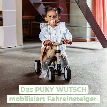 PUKY WUTSCH Lauflernrad Lauflernhilfe für Kleinkinder ab 1.5 Jahren – Pastel Green