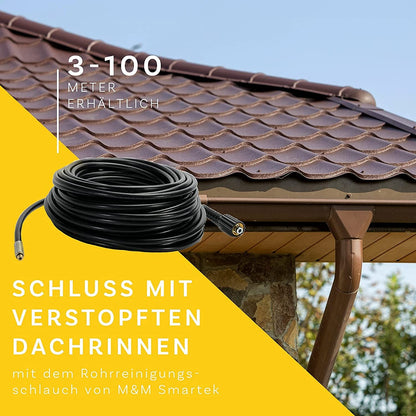 PROFESSIONAL Rohrreinigungsschlauch 7-teilig – 45m für Kärcher