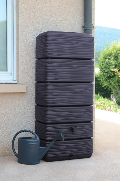 Ondis24 Regenwasser Wandtank Eco 300L Graphit Anthrazit