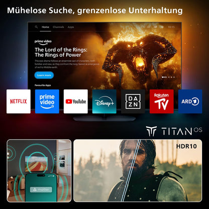 Philips 32PHS6000 HD LED Smart TV 32 Zoll – Titan OS, Pixel Plus