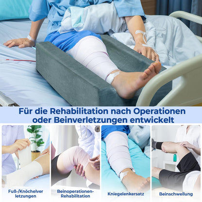 KingPavonini Beinhochlagerungskissen, 4 Höhen, Memory-Schaum