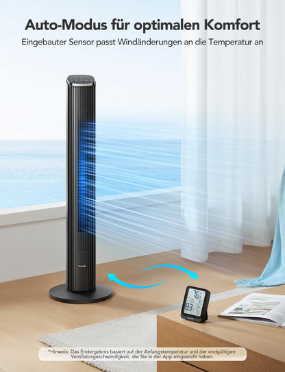 GoveeLife Smart Turmventilator H7106 mit App- und Sprachsteuerung