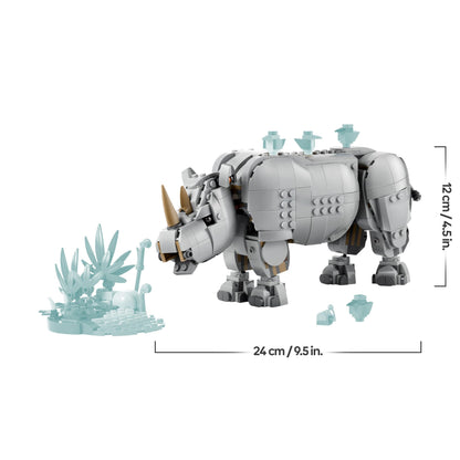 LEGO Creator 3in1 Wilde Tiere: Prächtiges Nashorn mit Vögeln 31171