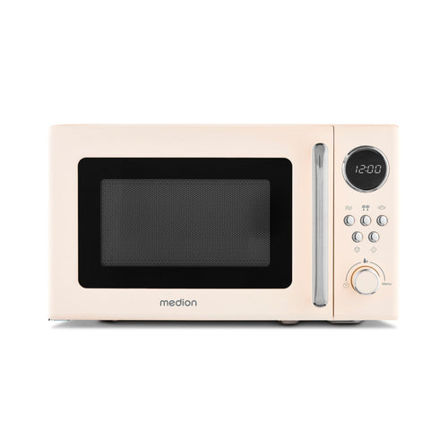 MEDION Retro Mikrowelle MD15000 - 20L 800W Digital Beige