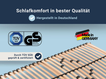 Betten-ABC Max 1 NV Lattenrost 28 Leisten, Selbstmontage – 90x200 cm
