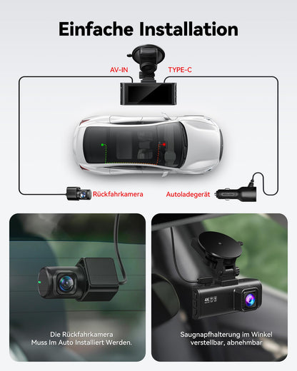 REDTIGER F7NP Dashcam 4K Dual – STARVIS 2 Sensor
