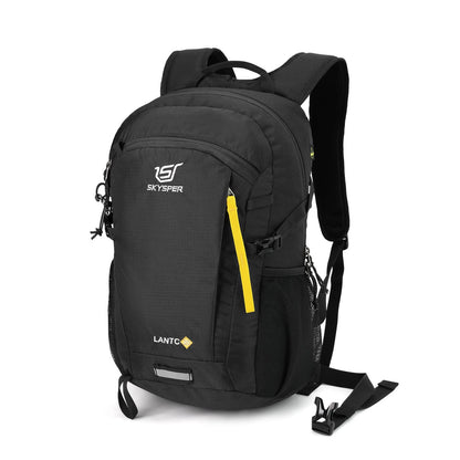 SKYSPER LANTC20 Wanderrucksack 20L leicht mit Rückenbelüftung, verstellbarem Brustgurt und reflektierenden Elementen