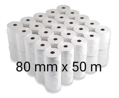 Hochwertige Thermorollen BPA frei 80mm x 50m – 50 Stk.