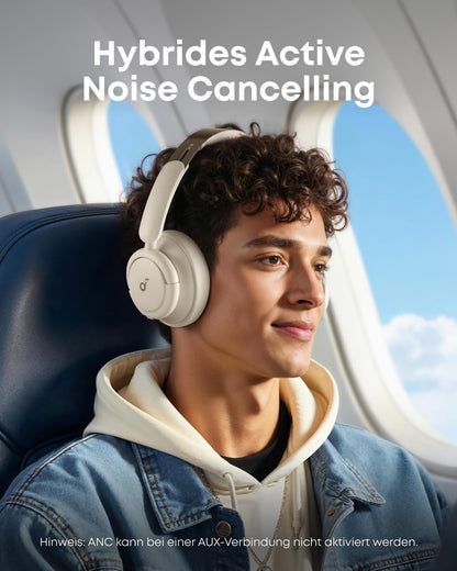 soundcore by Anker Life Q30 Bluetooth Kopfhörer mit ANC, Weiss