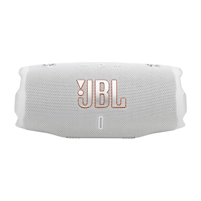 JBL Charge 6 Bluetooth-Lautsprecher, IP68, 28 Std. Akku, Weiss