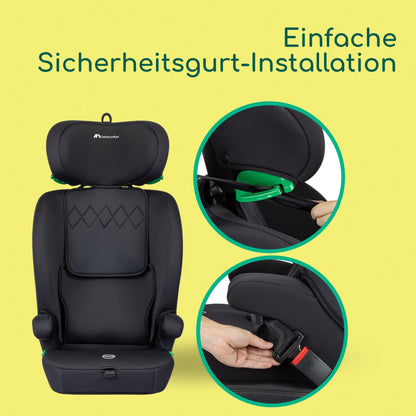 Bebeconfort Ever i-Safe Kindersitz 76-150cm - Full Black