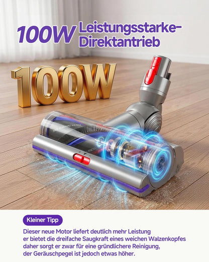 Yivy Bodendüse für Dyson V11 V15 V10 V8 V7, Anti-Tangle Ersatzbürste