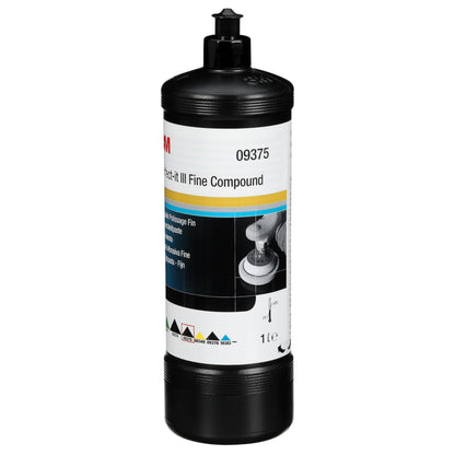 3M Perfect-it III Feinschleifpaste, Polierpaste für Autolack, 1 L