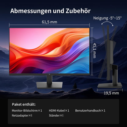 KTC 27 Zoll QHD IPS Monitor 100Hz/120Hz - Gaming & Arbeit