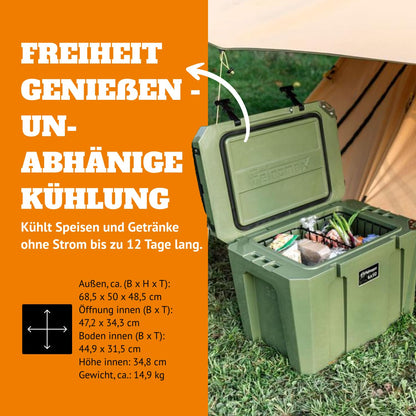 Petromax KX25 Passive Outdoor Kühlbox – 25 Liter Weiss