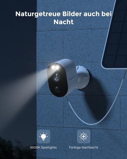 Reolink Argus 3 Ultra 4K Überwachungskamera mit Solarpanel
