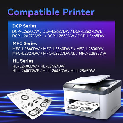 ZIPRINT TN2510XL Toner kompatibel für Brother, schwarz, 2er-Pack