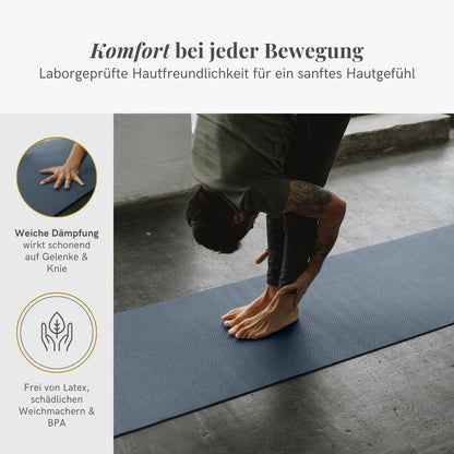 Lotuscrafts Mudra Yogamatte 5 mm rutschfest OEKO-TEX 100