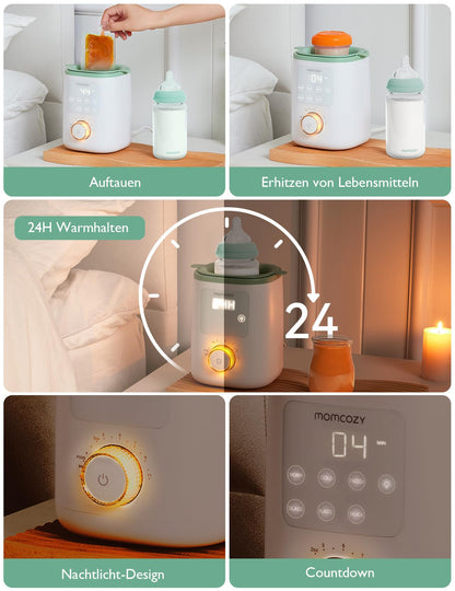 Momcozy Nutri-Flaschenwärmer Babyflaschenwärmer - 9-in-1