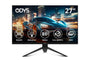 ODYS i27-Q-180 Gaming Monitor 27 Zoll WQHD 180Hz Fast IPS. Schwarzes, rechteckiges Display für flüssiges Gaming.