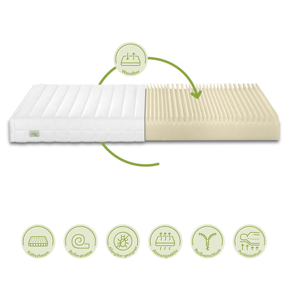 DREAMSTAR Easy Flex Rollmatratze 13cm H2/H3 - 140x200cm