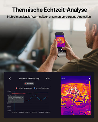 TOPDON TC002C Duo Wärmebildkamera - Android iPhone USB-C