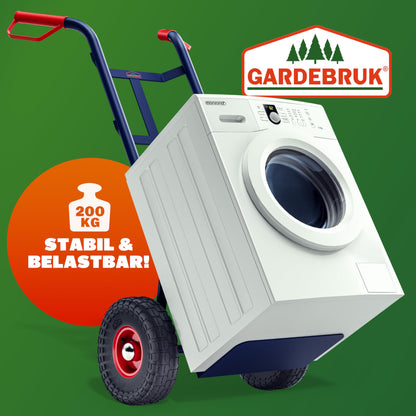 GARDEBRUK Sackkarre klappbar 200kg Luftbereifung – Blau