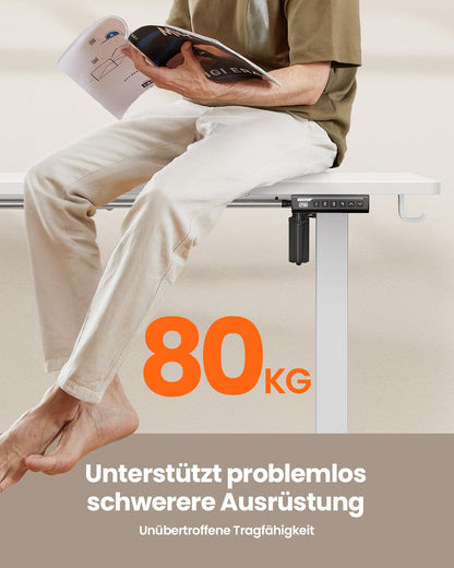 ErGear Elektrischer Steh-Sitz-Schreibtisch 120x60 cm