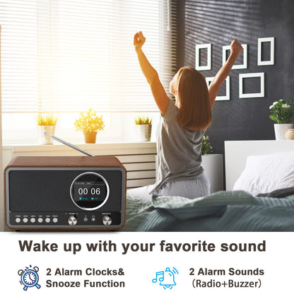 MONODEAL DAB+ UKW Küchenradio - Digitalradio mit TFT Display