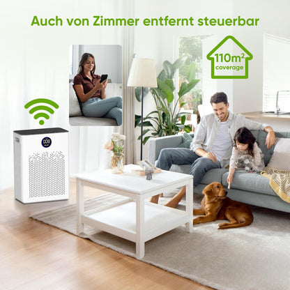 AeroSense SmartConnect Smart Home Luftreiniger - Grosse Räume HEPA H14