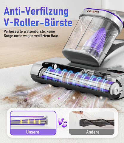 PEXCHO PM600 Milbensauger – Matratzensauger mit UV-Licht